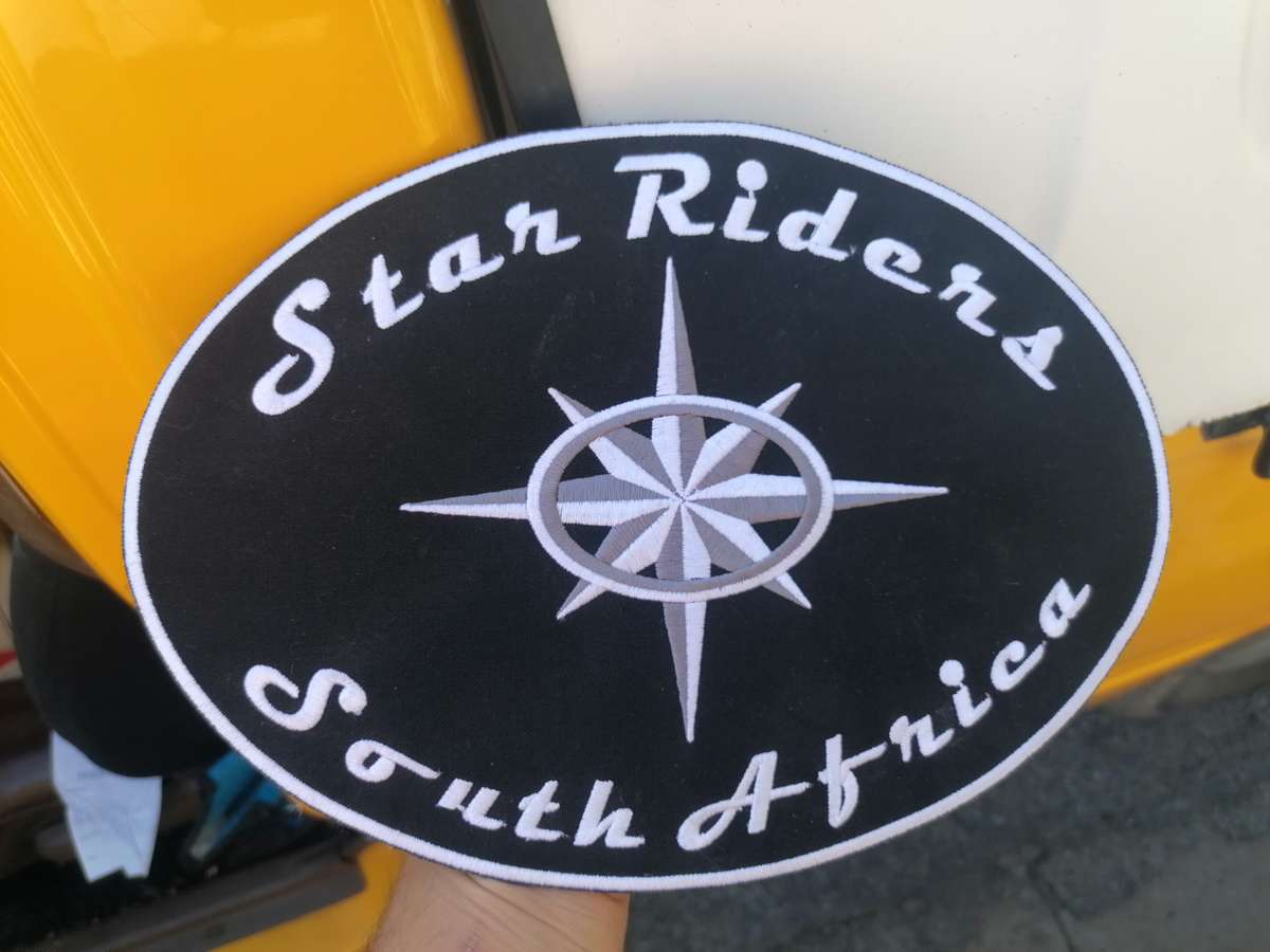 Large Riders Star  South Africa patch