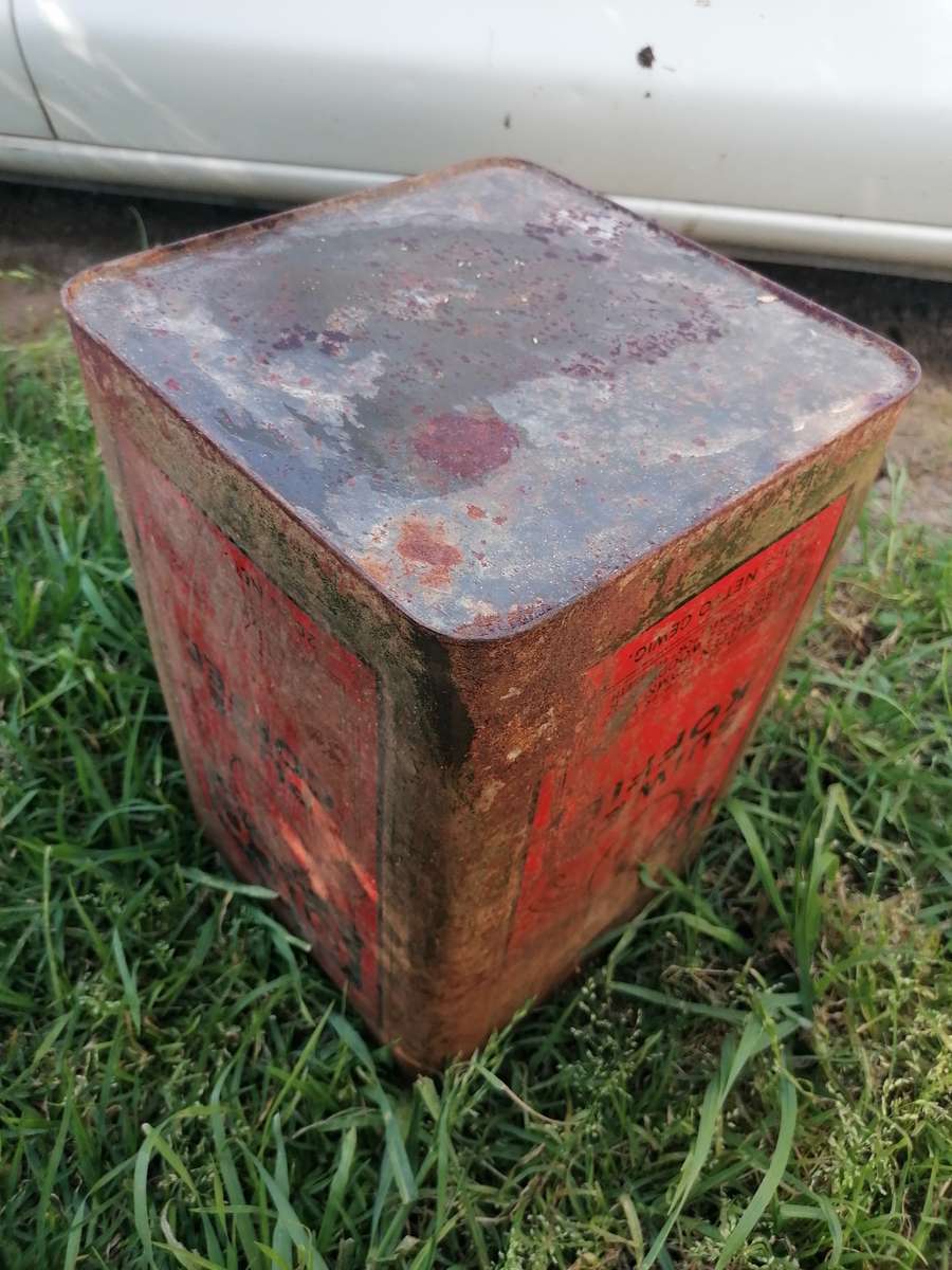 Antique mcc pure coffee 20lbs tin