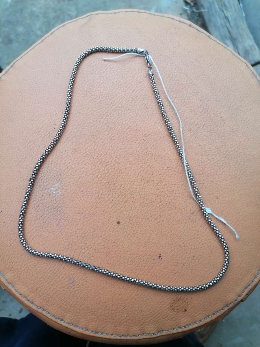 Vintage made in Italy sterling silver necklace 56cm