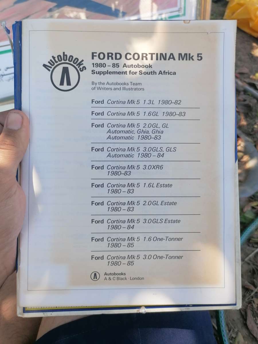 Autobooks Cortina Mk5 1979-82 owner workshop manual