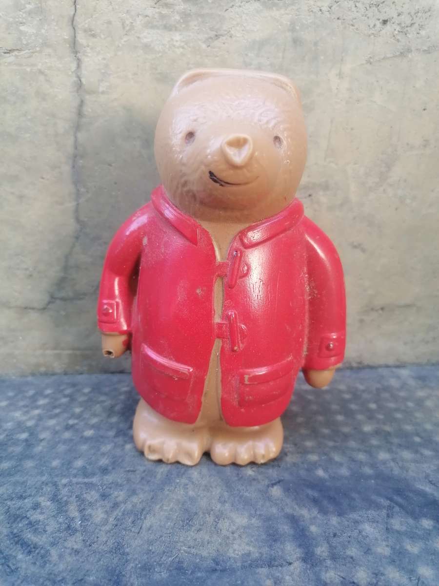 Vintage Allied bank money box - Paddington Bear - some parts missing