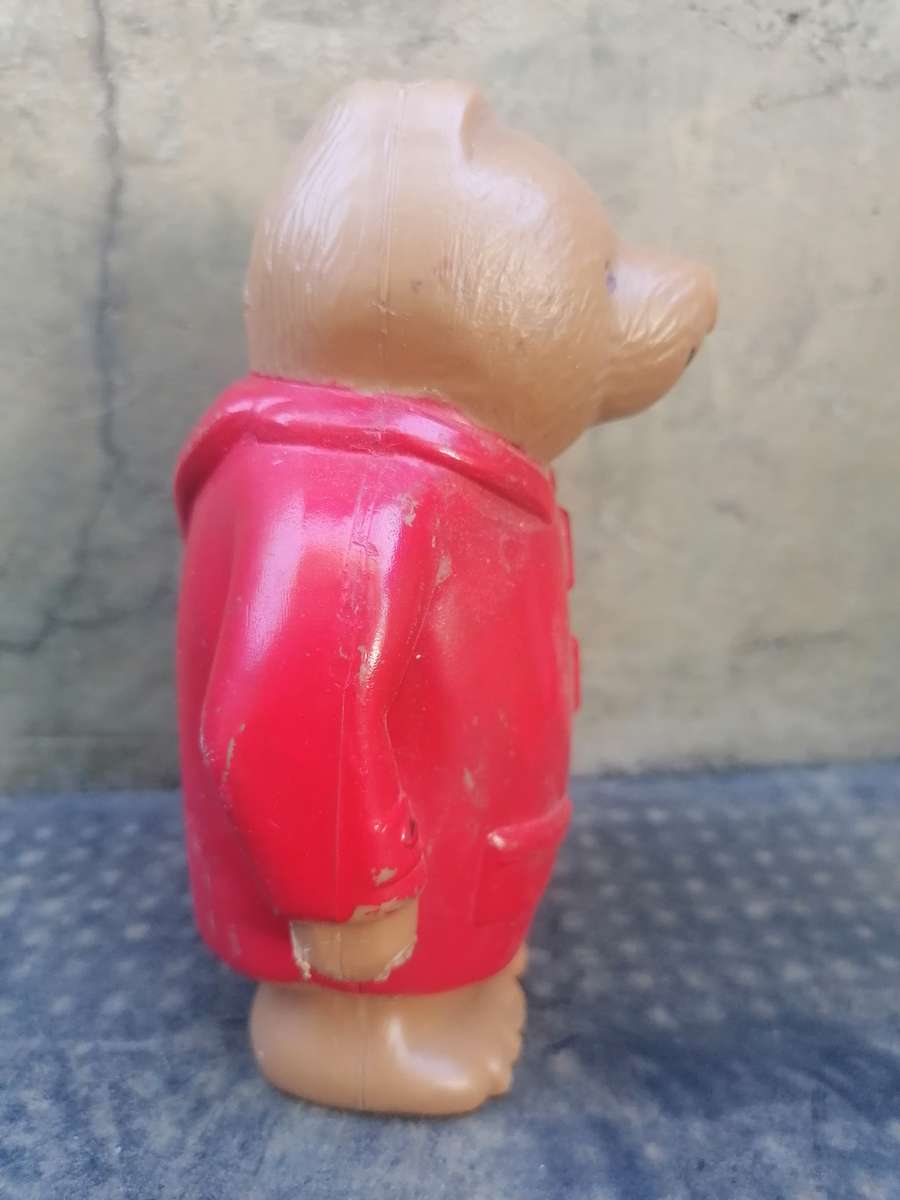 Vintage Allied bank money box - Paddington Bear - some parts missing