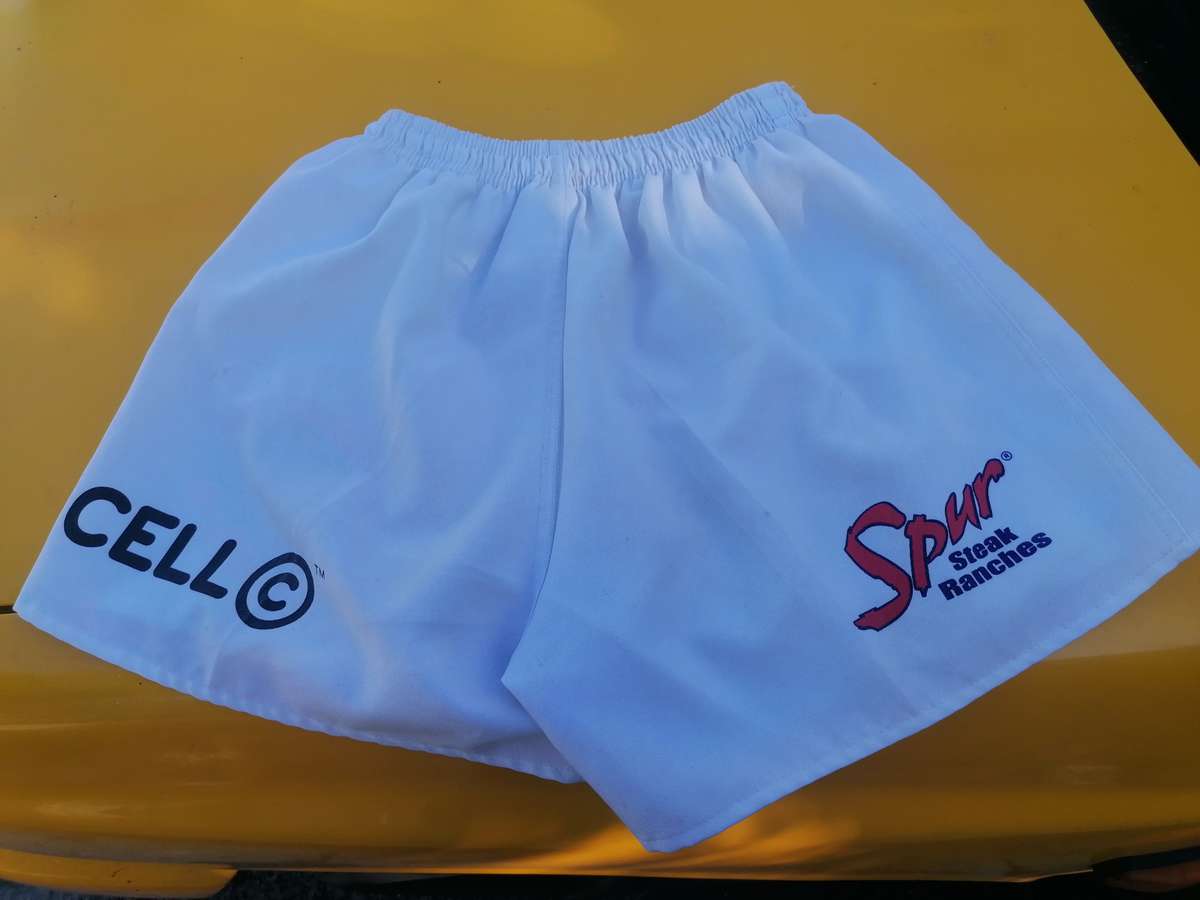 White Varsity Cup Rugby Shorts