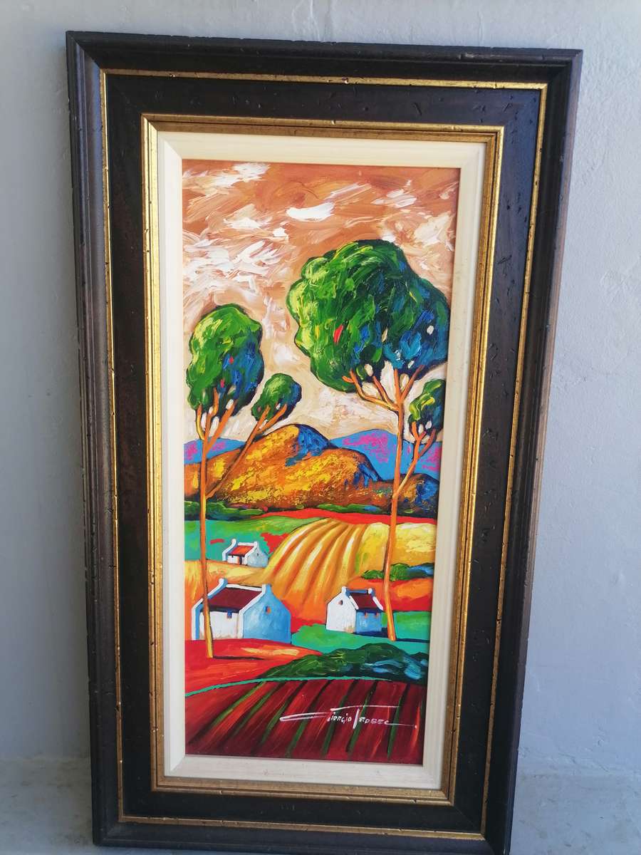 Stunning original  Giorgio Trobec (South Africa, 1944 - )painting