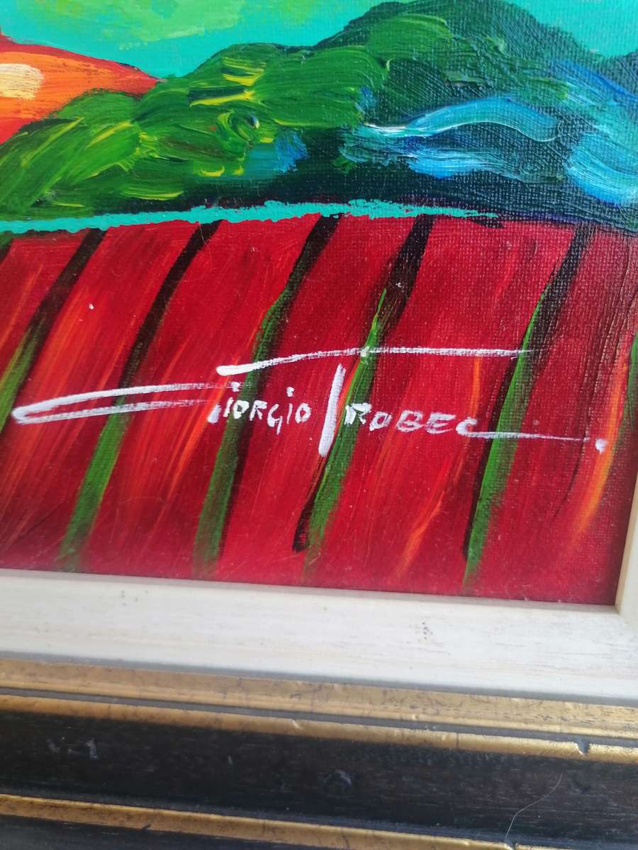 Stunning original  Giorgio Trobec (South Africa, 1944 - )painting