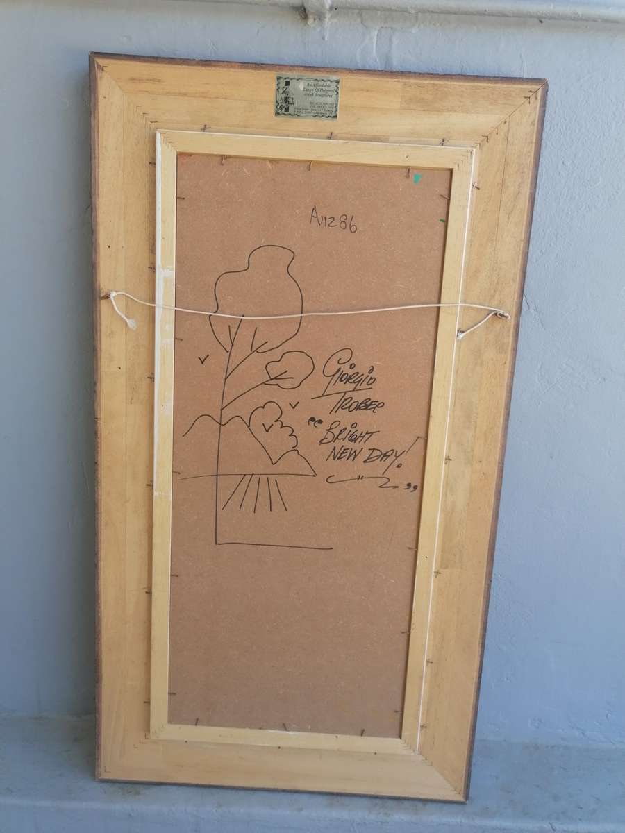 Stunning original  Giorgio Trobec (South Africa, 1944 - )painting