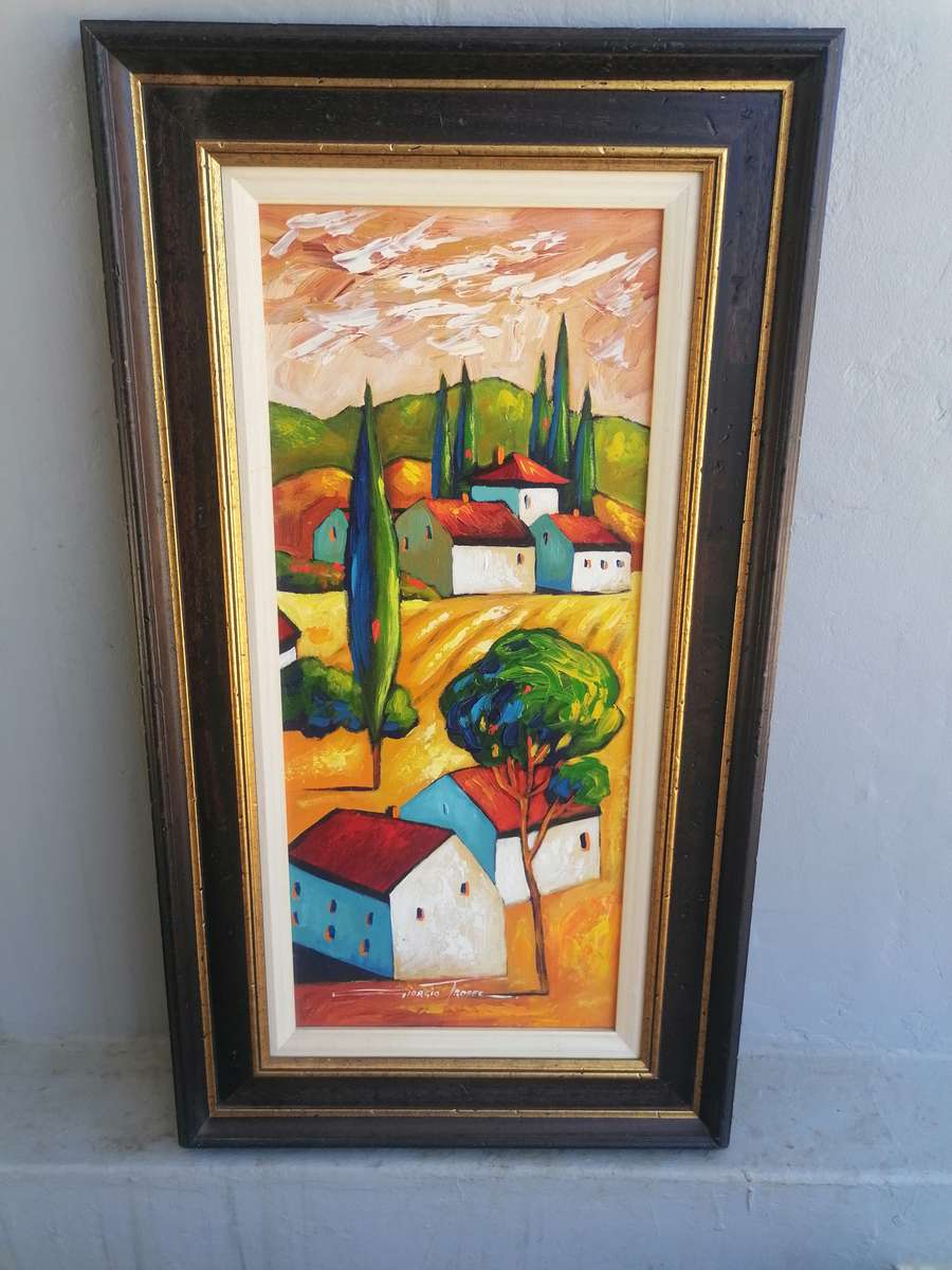 Stunning original  Giorgio Trobec (South Africa, 1944 - )painting