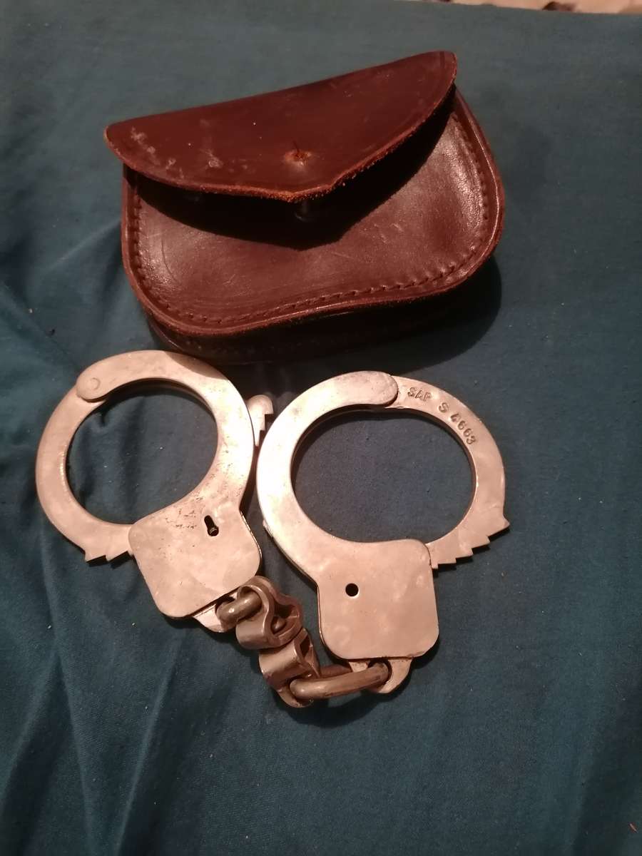 Vintage SAP handcuffs