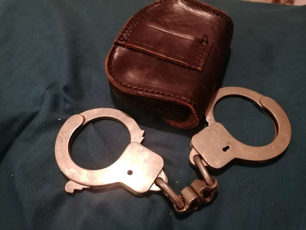 Vintage SAP handcuffs