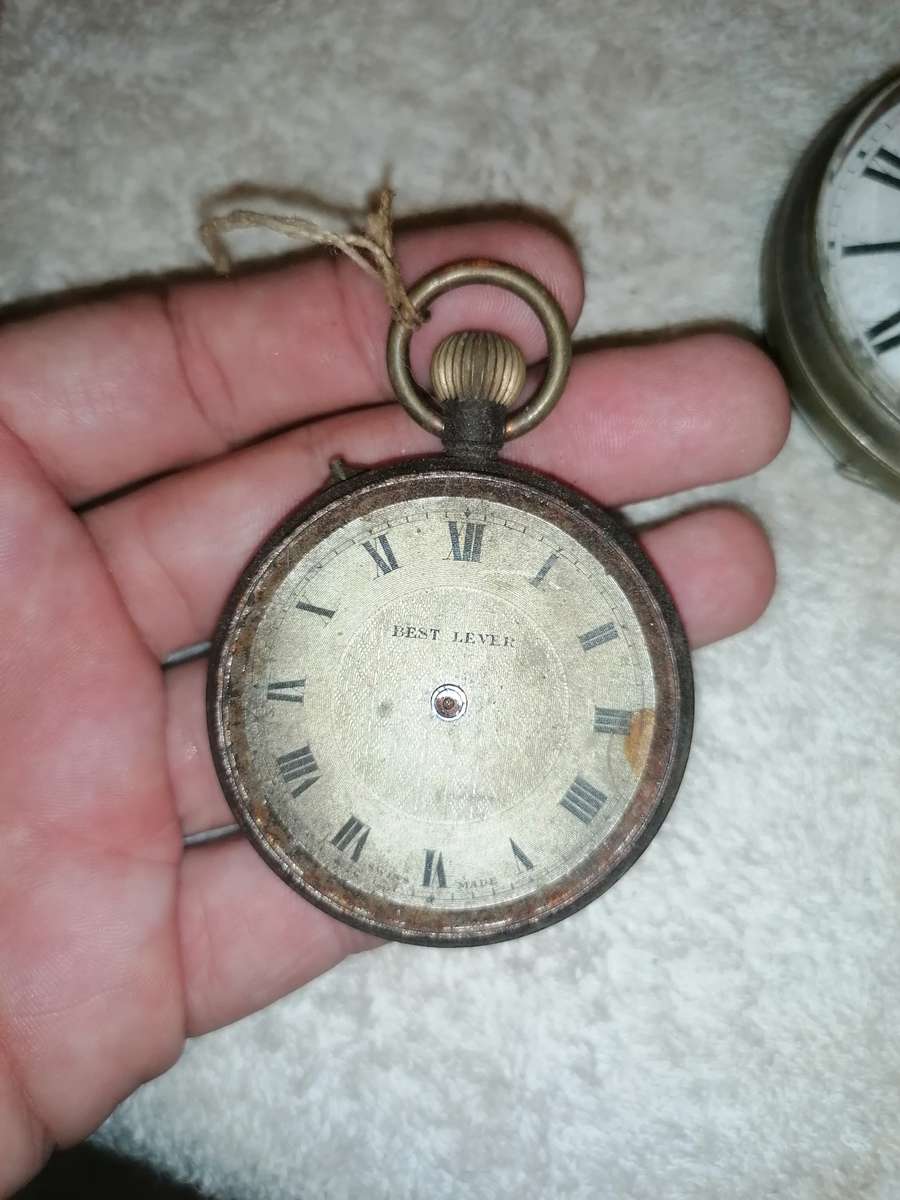 Antique lot of pocket watches and cases. Not working