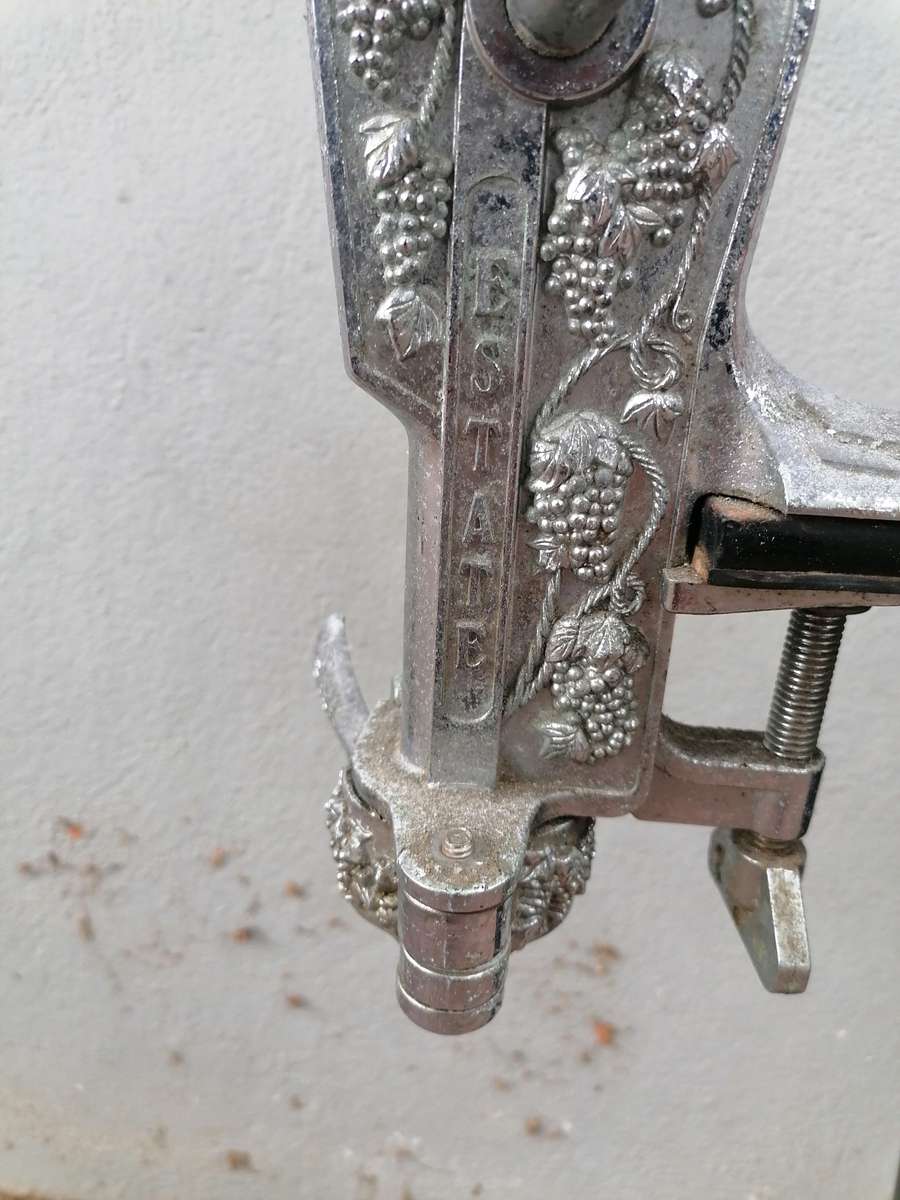 Vintage Table Top Corkscrew Wine Bottle Opener With Mount