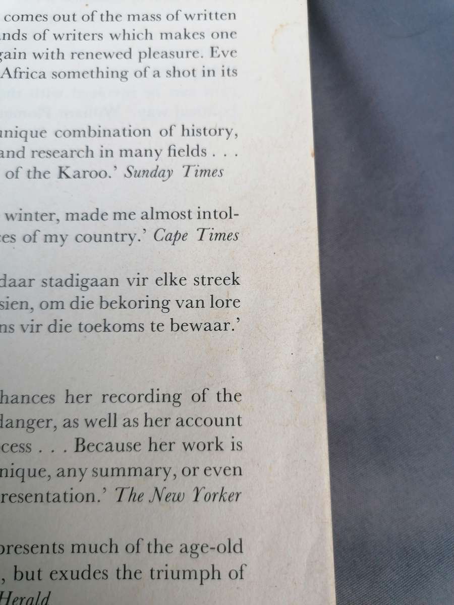 The Plains of Camdeboo Book by Eve Palmer