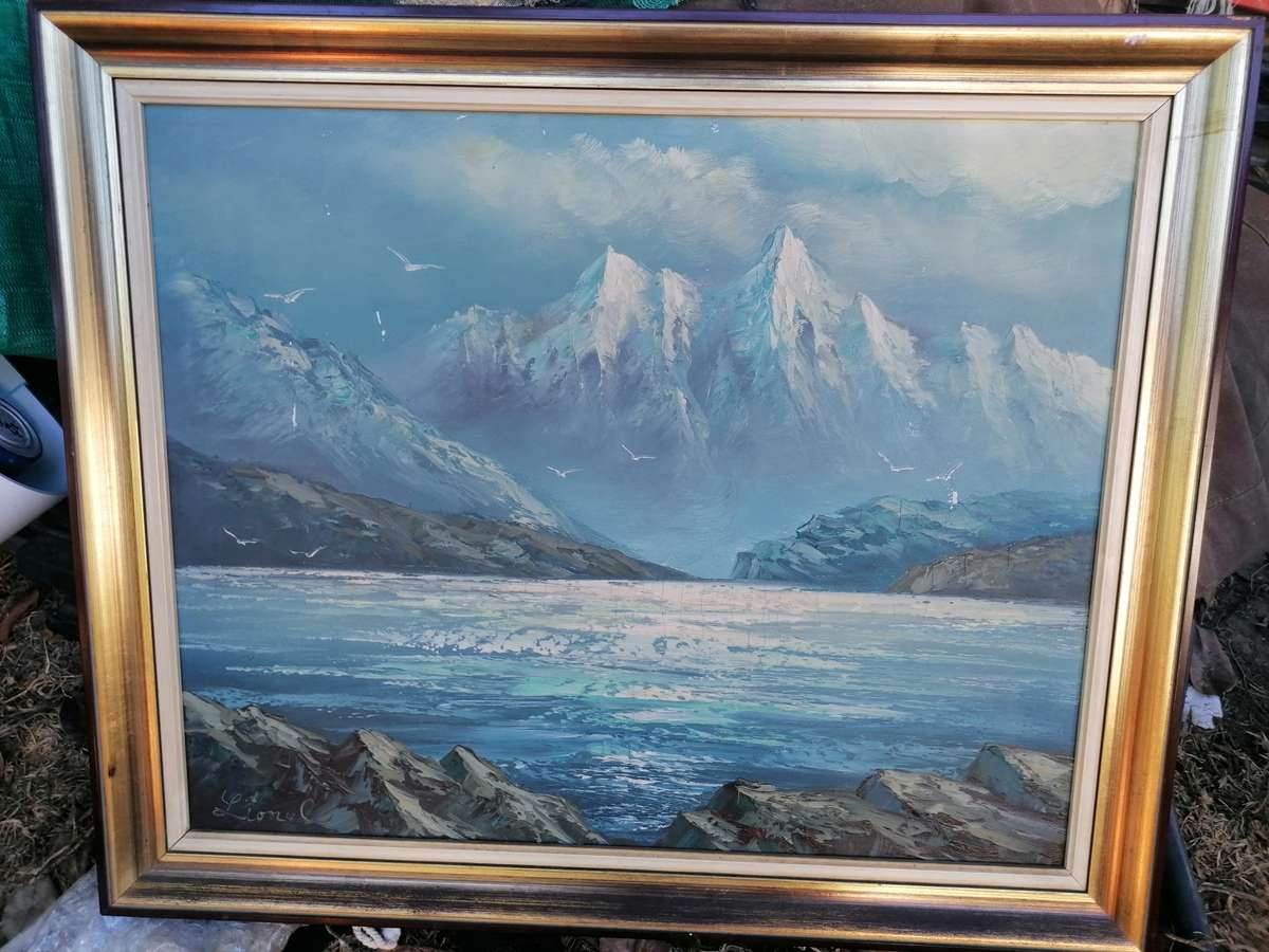 Framed Oil painting