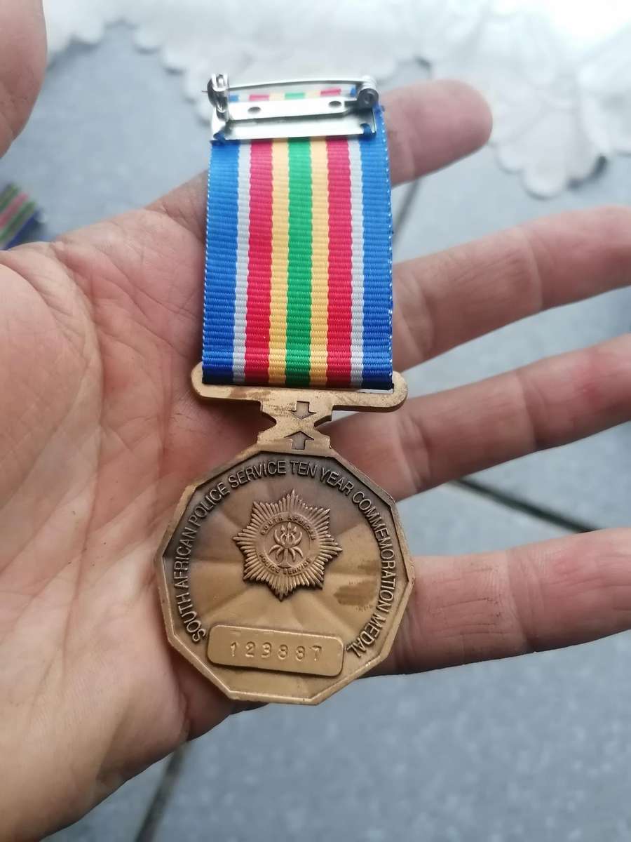 SA Police Ten Year Commemoration medal