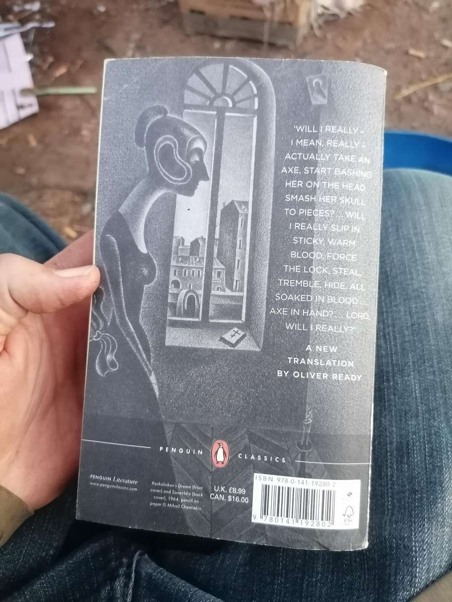 Crime and Punishment" by Fyodor Dostoevsky