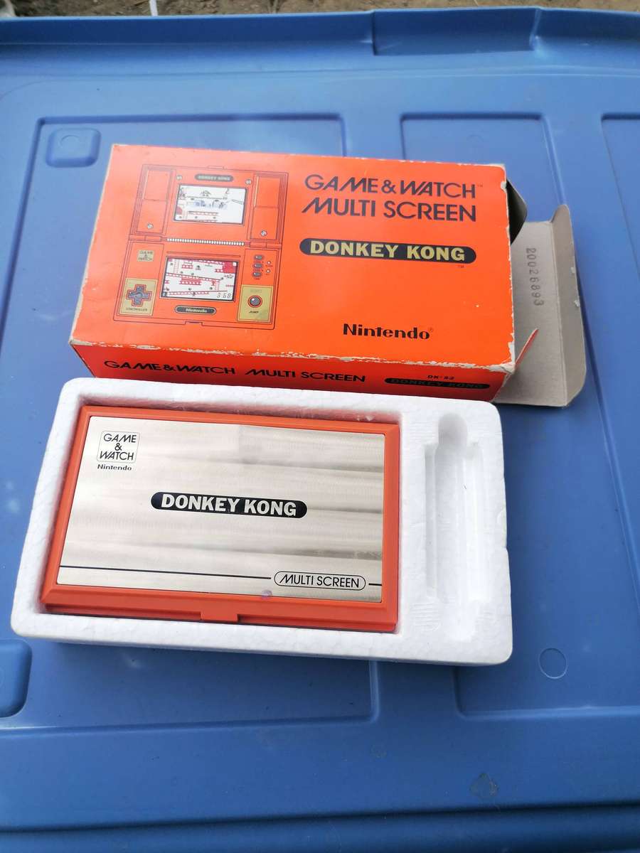 1982 Nintendo Game & Watch Donkey Kong Multi Screen DK-52 Retro Console Rare Japan