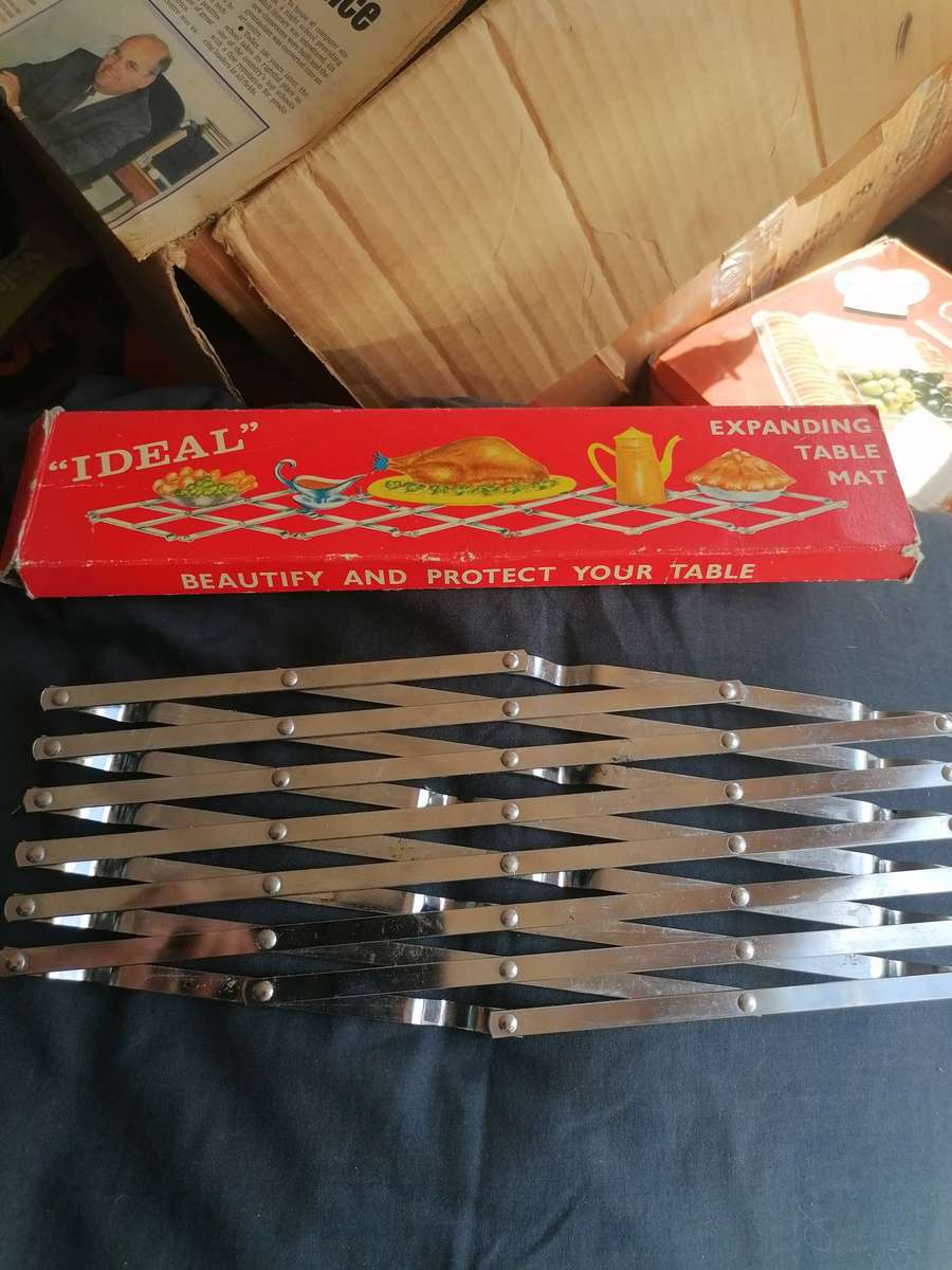Ideal, expanding table mat, 1975. South Africa.