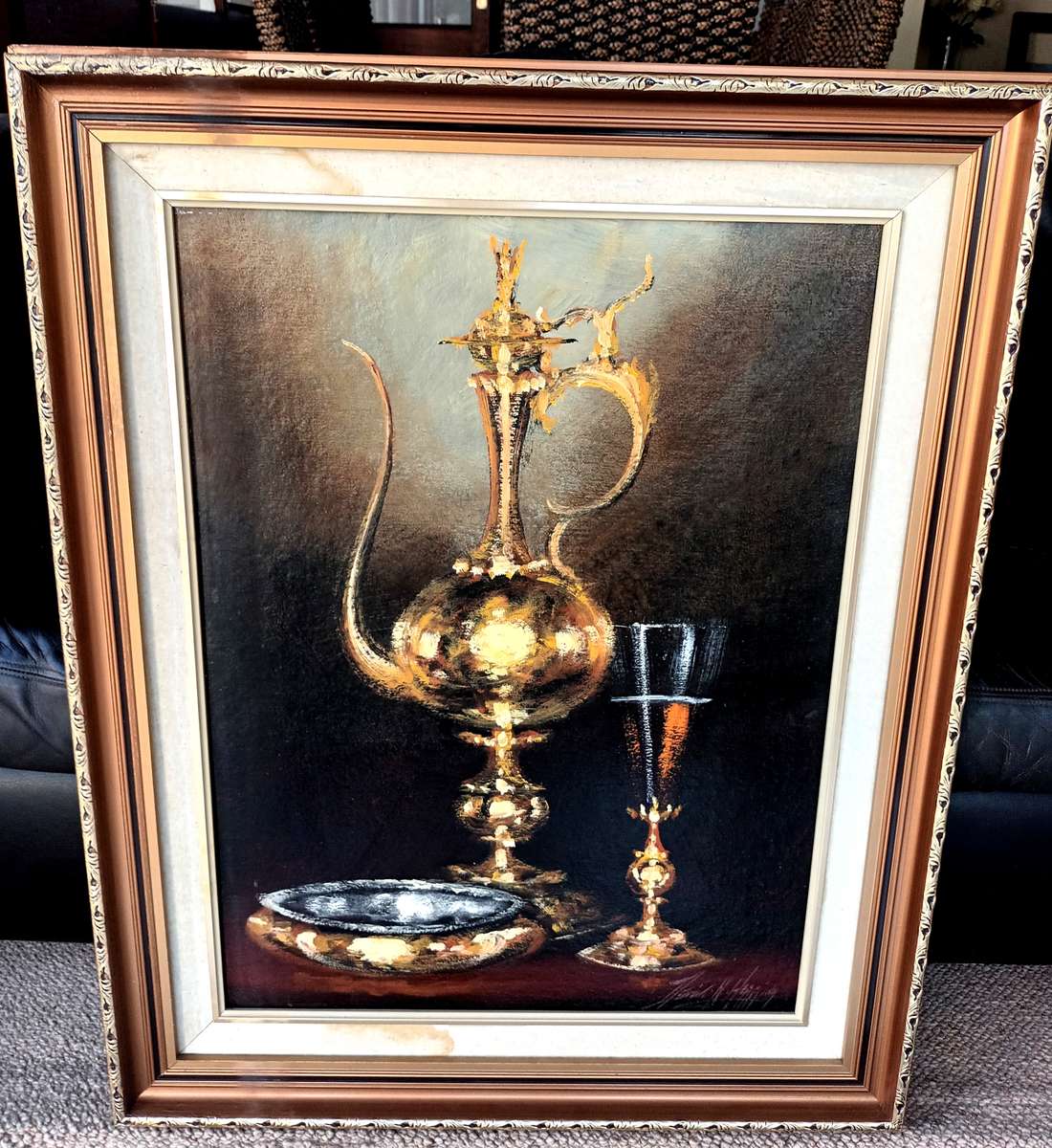 Denzil herring oil painting