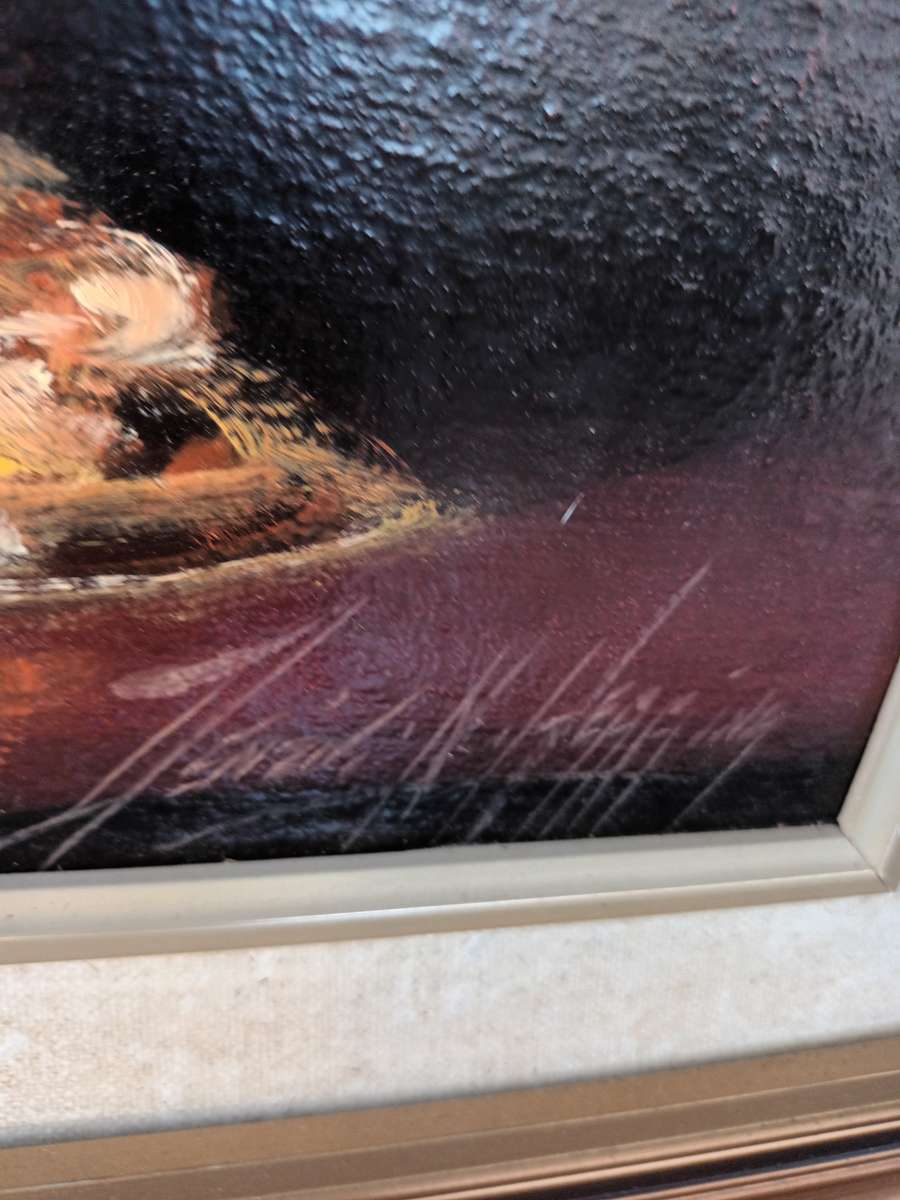 Denzil herring oil painting