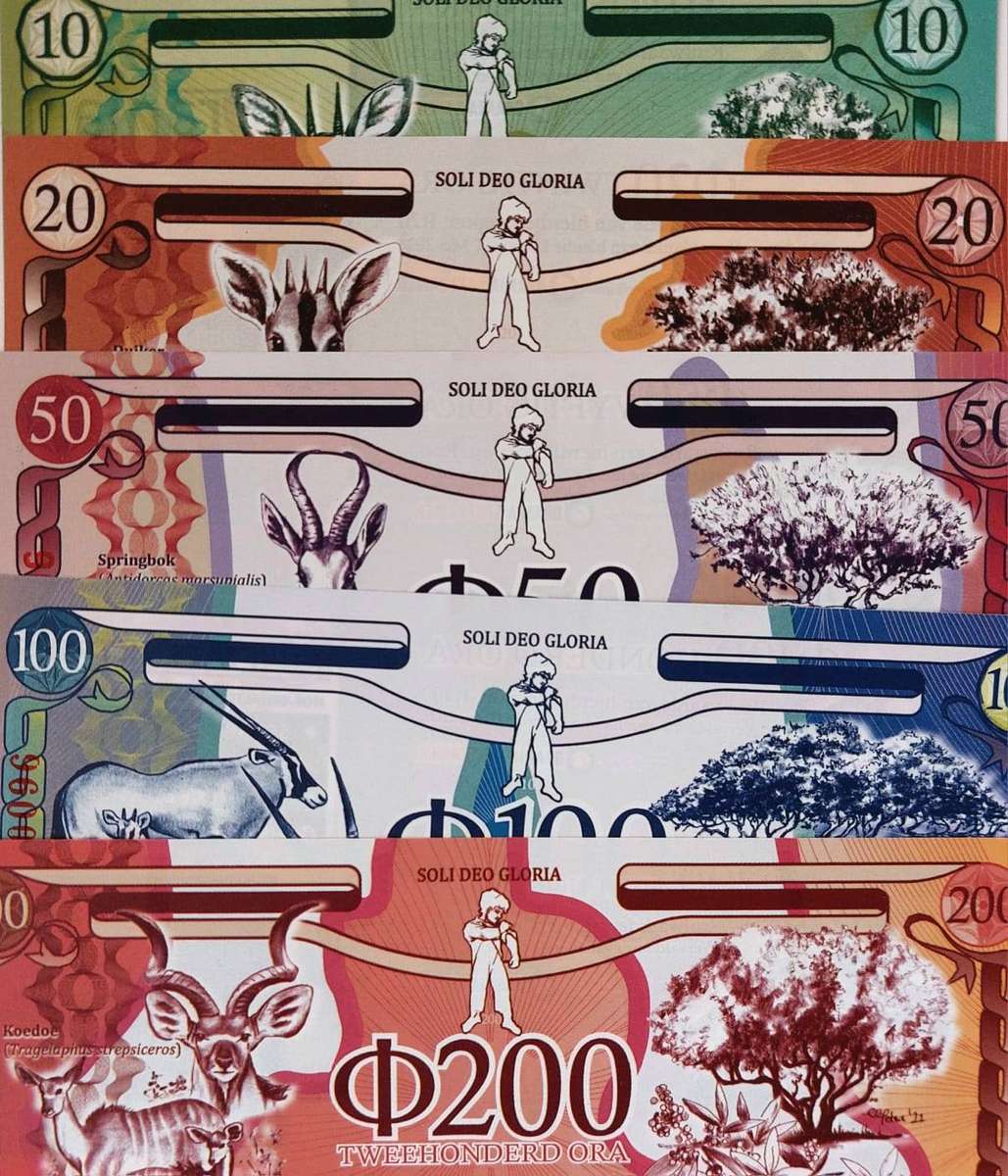 Orania Ora-gedenkversameling met die uitreiking van die H-reeks