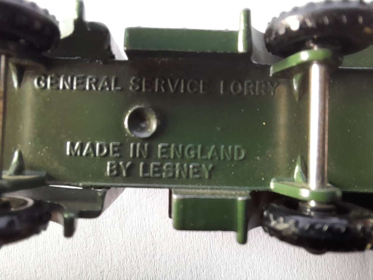General Service Matchbox Military Lorry # 62