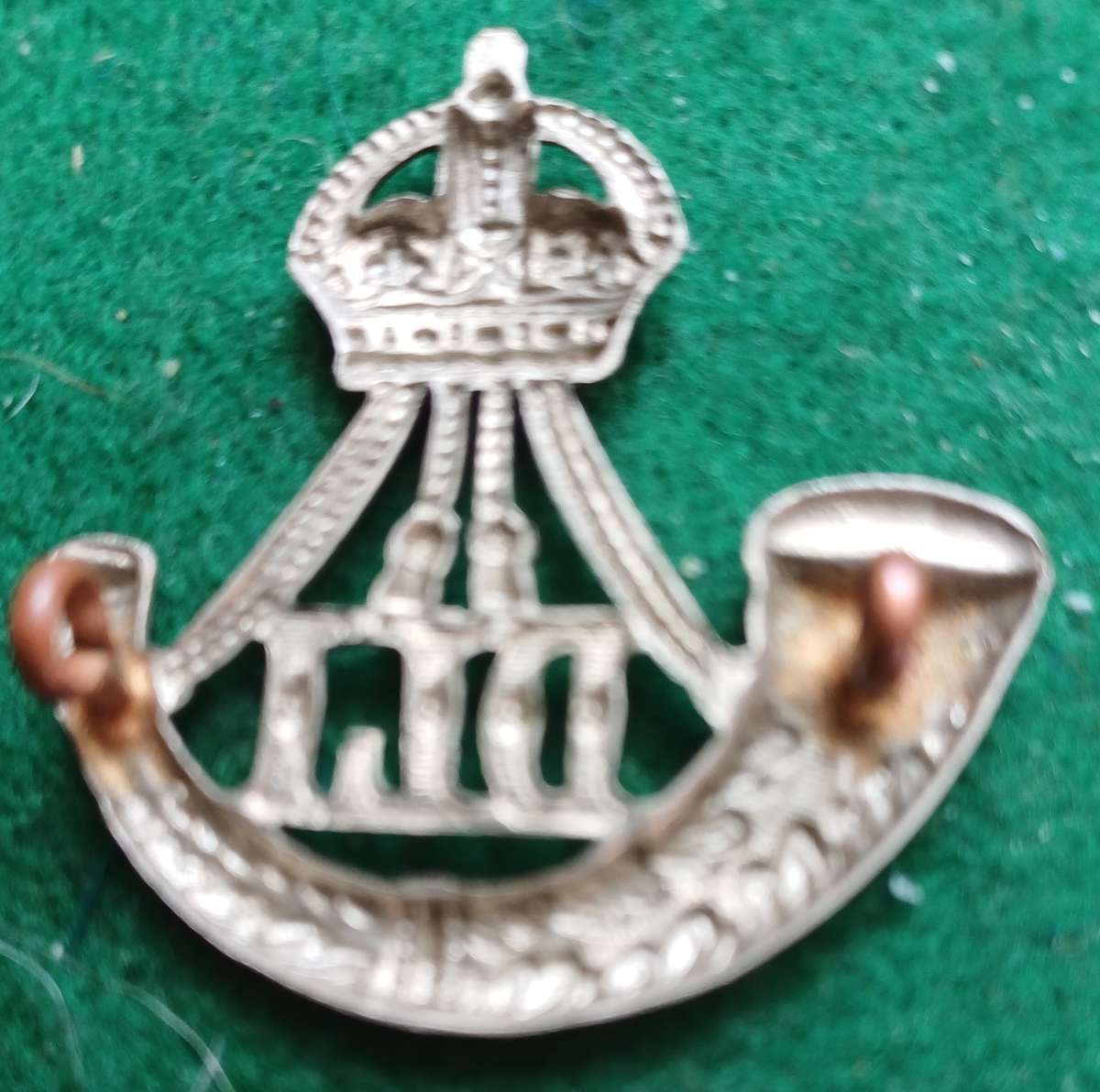 SA UDF Durban light Infantry WM cap badge , O418, worn 1902 - 1919
