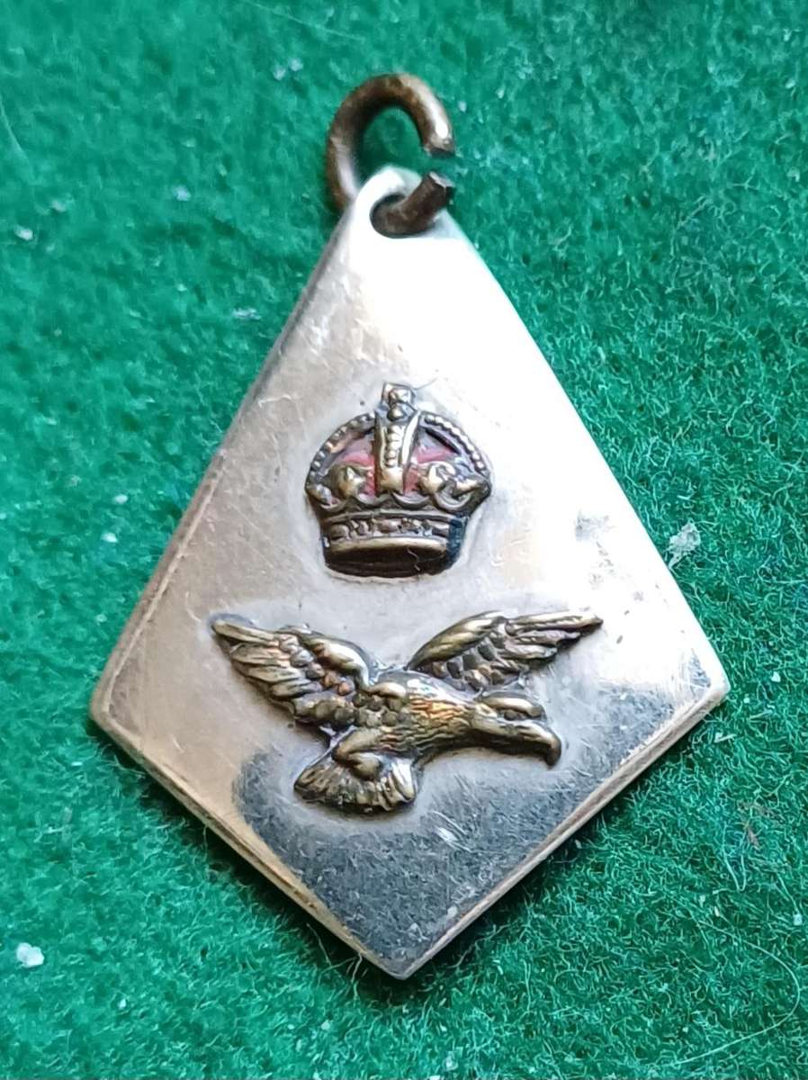 SA UDF, SAAF WWII sweetheart pendant, pos silver