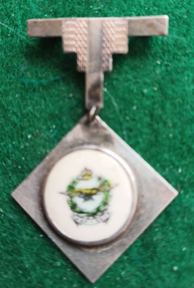 SA Air Force Sweetheart badge, pos silver