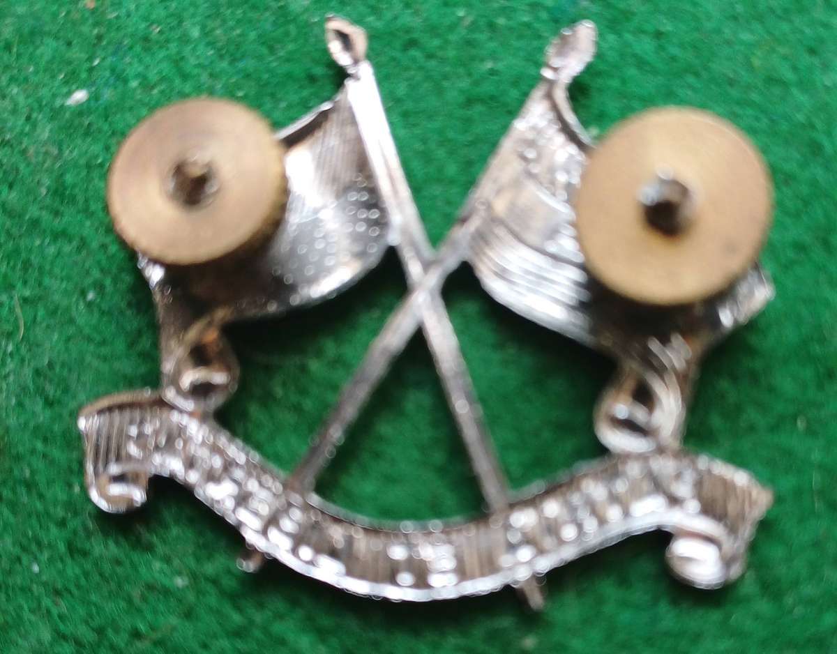 SADF Light Horse Regiment chrome cap badge