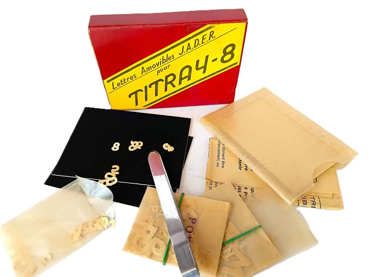 Old Letters set for home movies 1950's x 2 box