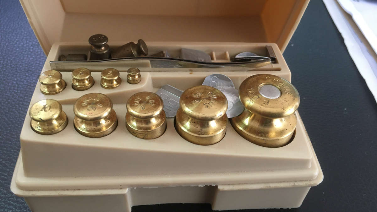 Ohause weights set complete