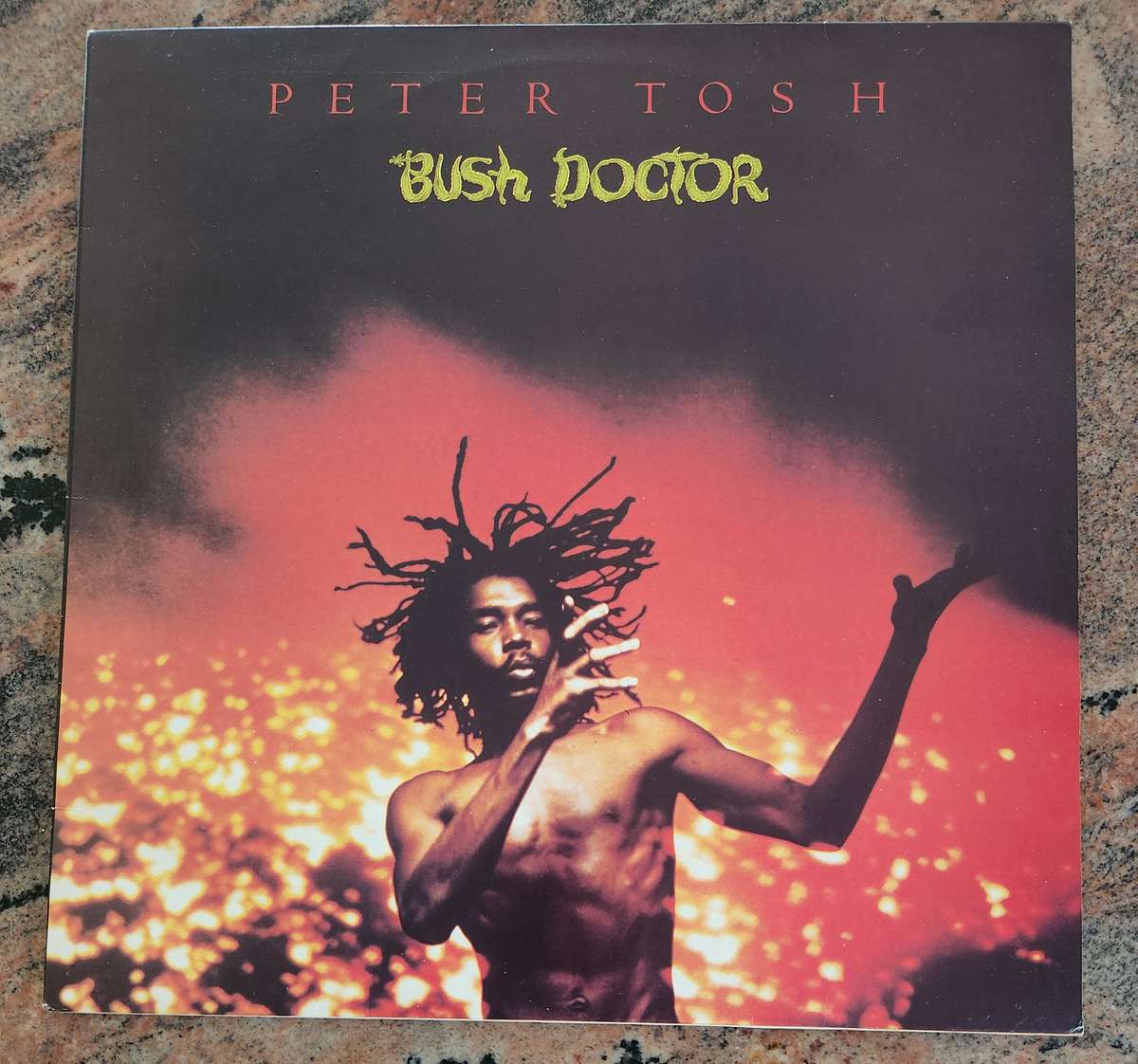 PETER TOSH Bush Doctor (VG+/VG+) EMI CUNJ(D) 39109 SA Pressing 1978 - Lyrics