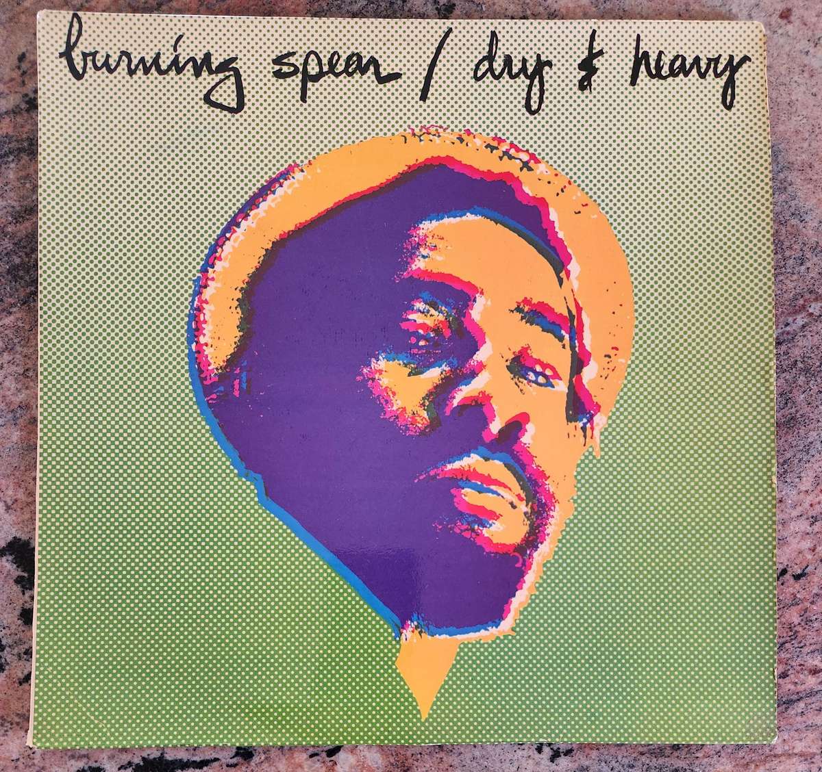 BURNING SPEAR Dry & Heavy (VG+/VG) Island STAR MLPS 9431 SA Pressing - RARE