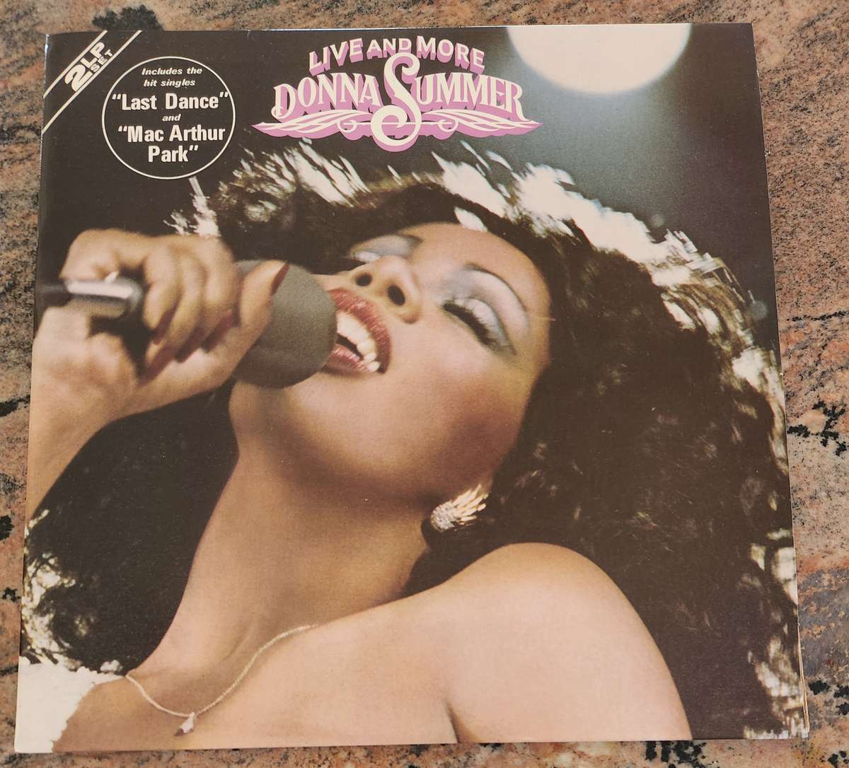 DONNA SUMMER Live and More - Double LP (Exc/Exc) Gallo DLPL 477/8 SA Press 1978 - Gatefold