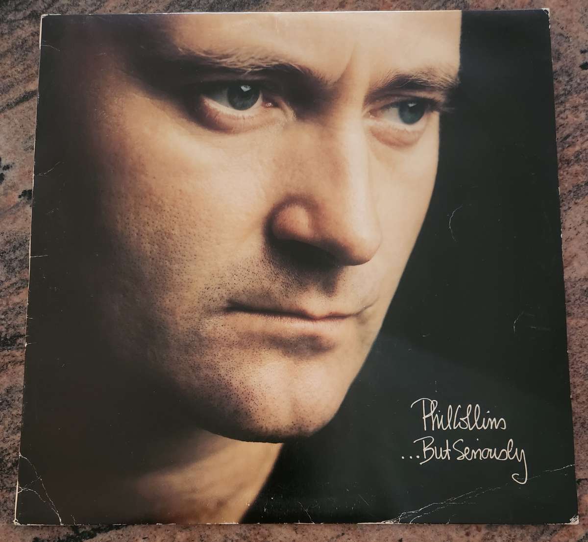 PHIL COLLINS But Seriously (VG+/VG+) WEA WIC 5117 SA Pressing 1989 - Lyrics inside