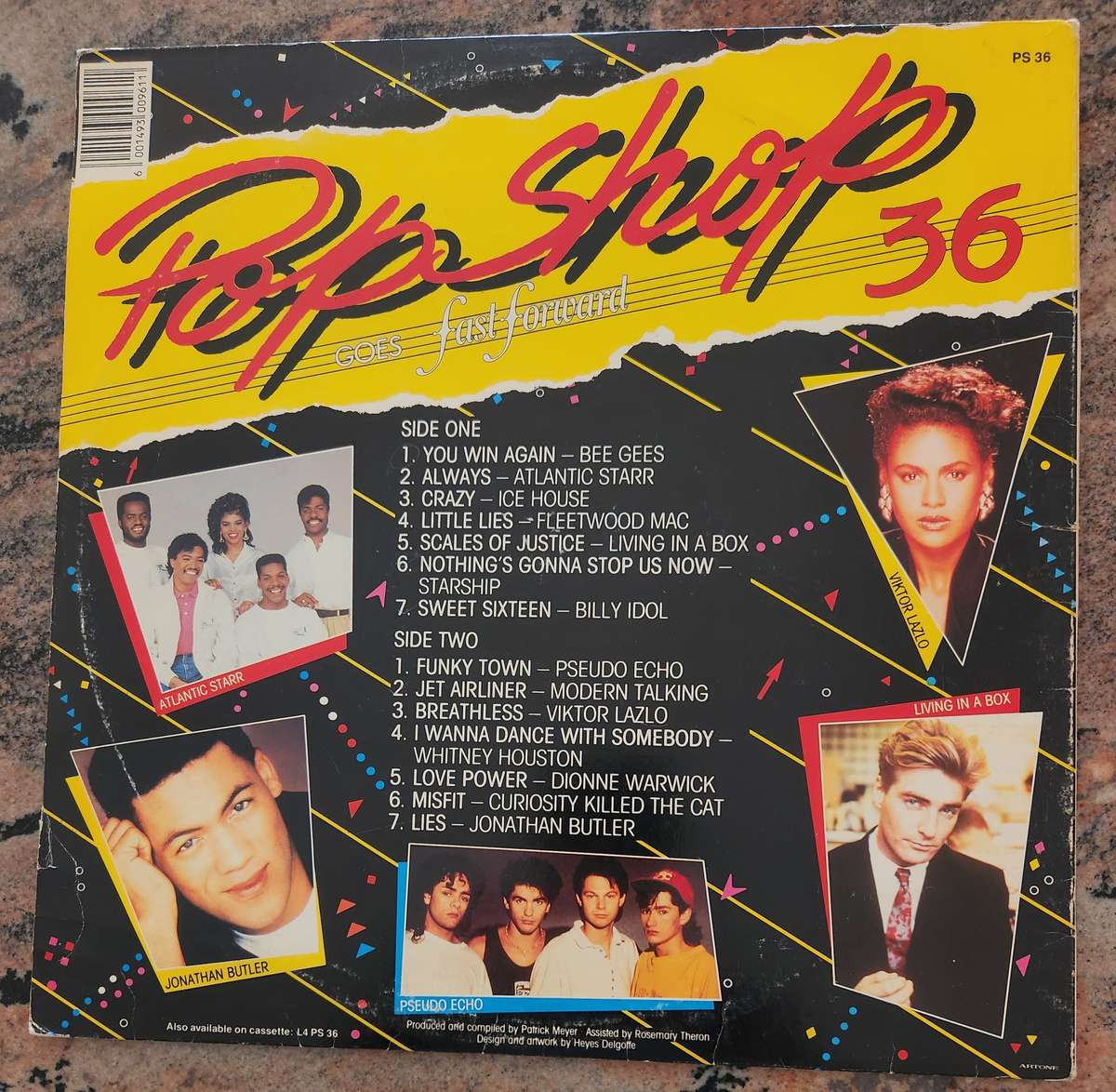 POP SHOP Goes Fast Forward Vol. 36 - Gatefold (VG+/VG+) PS 36 SA Pressing 1987 - AVOID Tr 3 Side 1