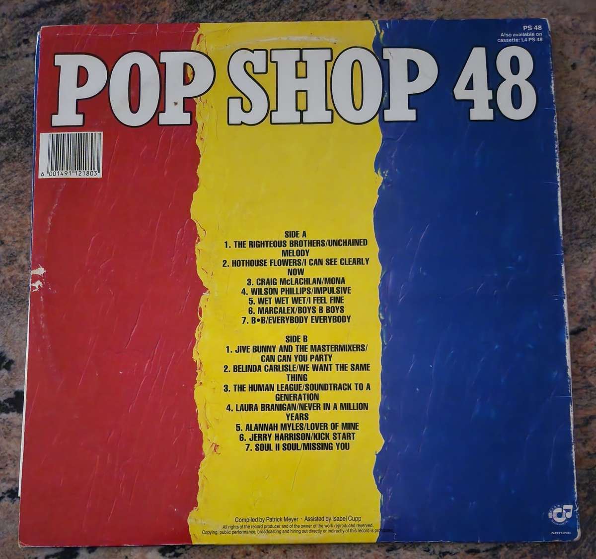 POP SHOP 48 - 14 Original Artists - Gatefold (VG+/VG+) PS 48 SA Pressing 1990