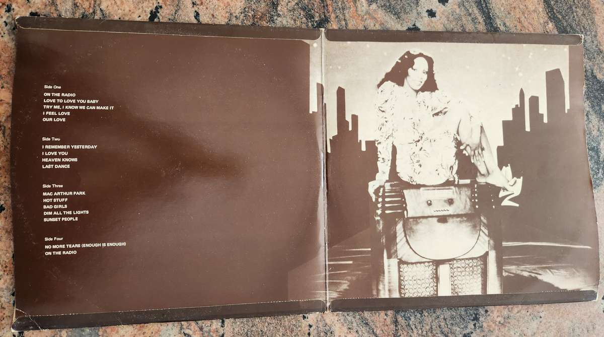 DONNA SUMMER Greatest Hits - On The Radio - Double LP (VG+/VG) Gallo DLPL 501/2 SA Press - Gatefold