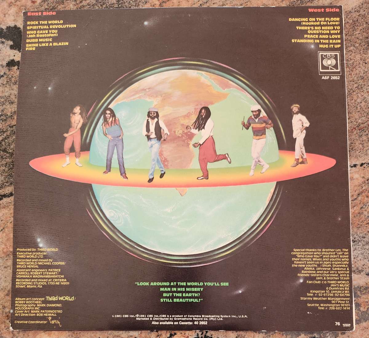 THIRD WORLD Rock The World (VG+/VG+) CBS ASF 2652 SA Pressing 1981