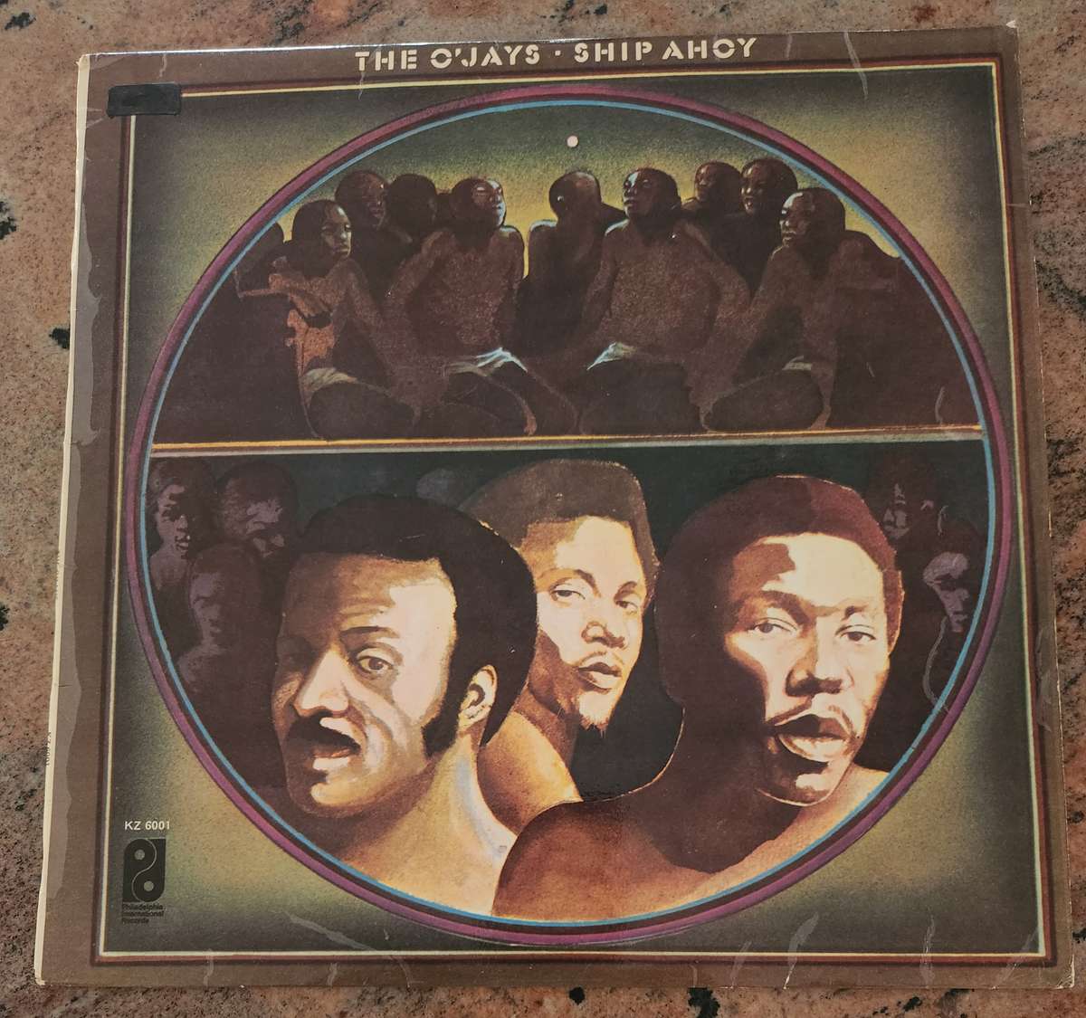 THE O' JAYS Ship Ahoy (VG+/VG+) Philadelphia KZ 6001 SA Pressing - RARE