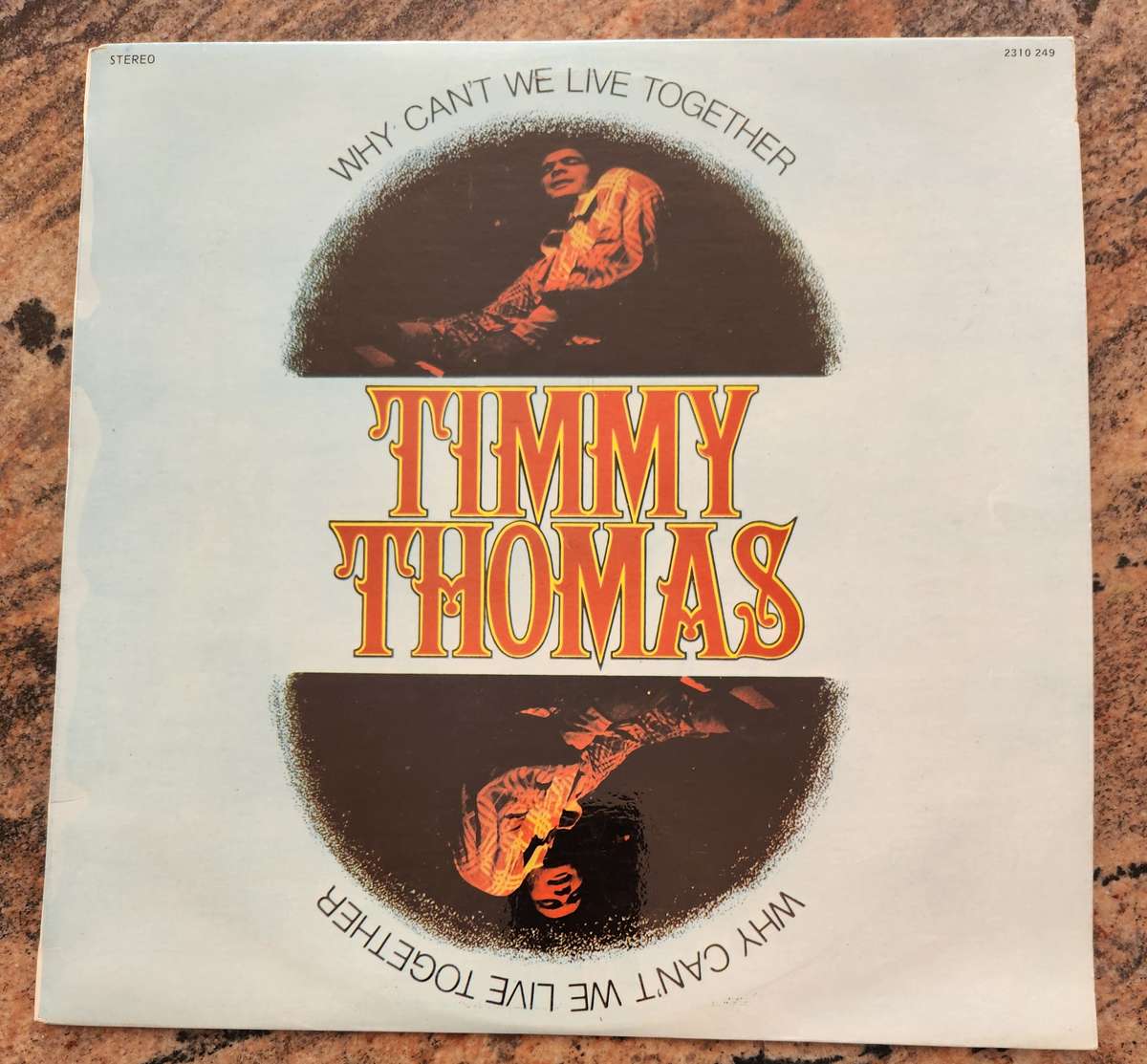 TIMMY THOMAS Why Can`t We Live Together (VG+/VG+) Polydor 2310 249 SA Pressing 1986
