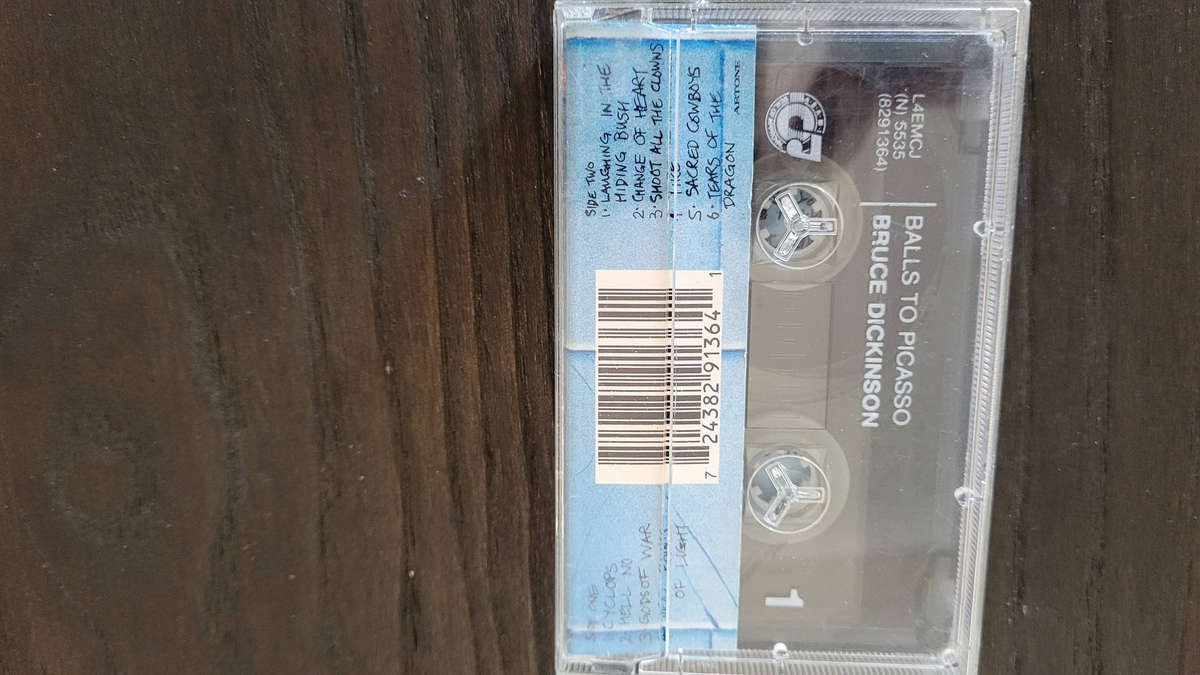 Bruce Dickinson - Balls To Picasso - Cassette