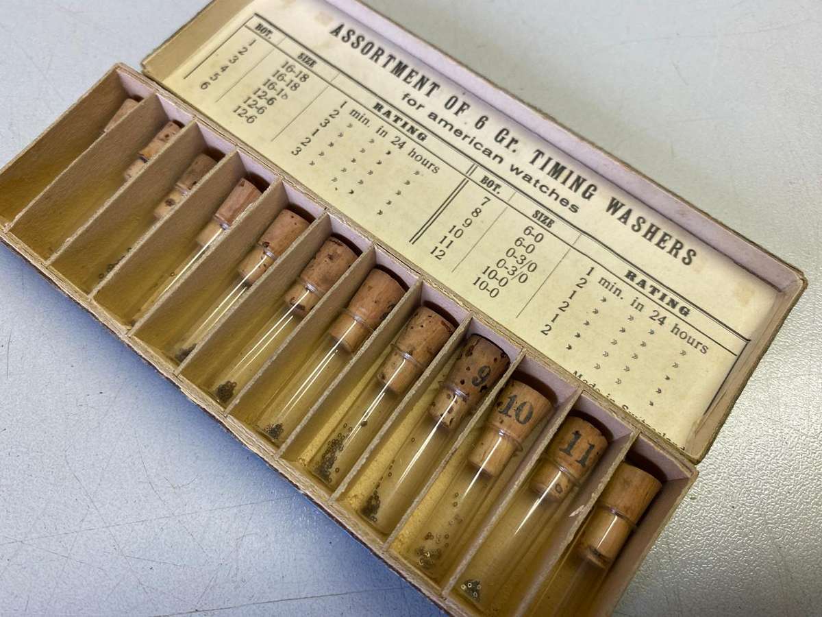 Watch timing washers