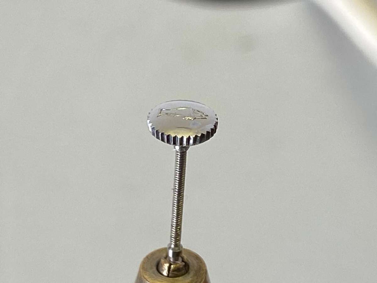 IWC -  stainless steel crown - 5.5 x 2.0mm