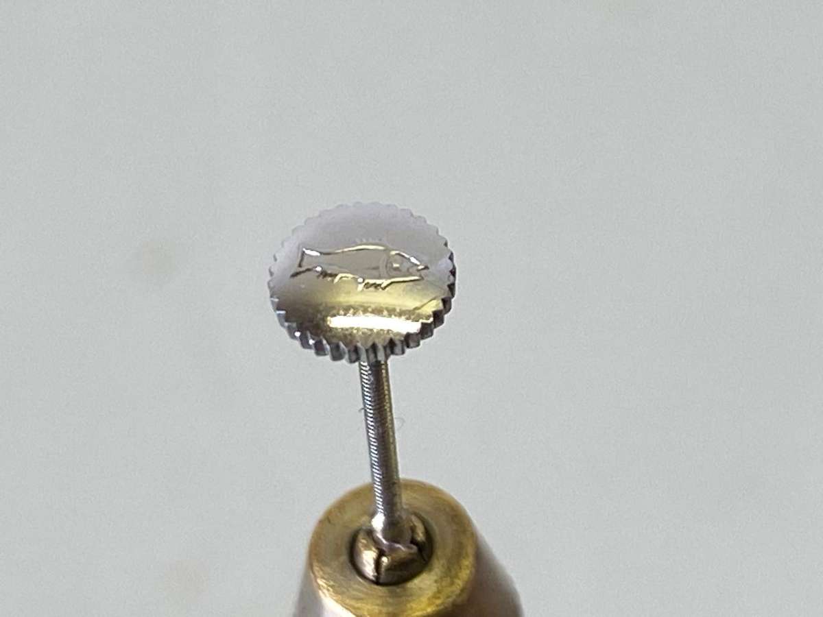 IWC -  stainless steel crown - 5.5 x 2.0mm