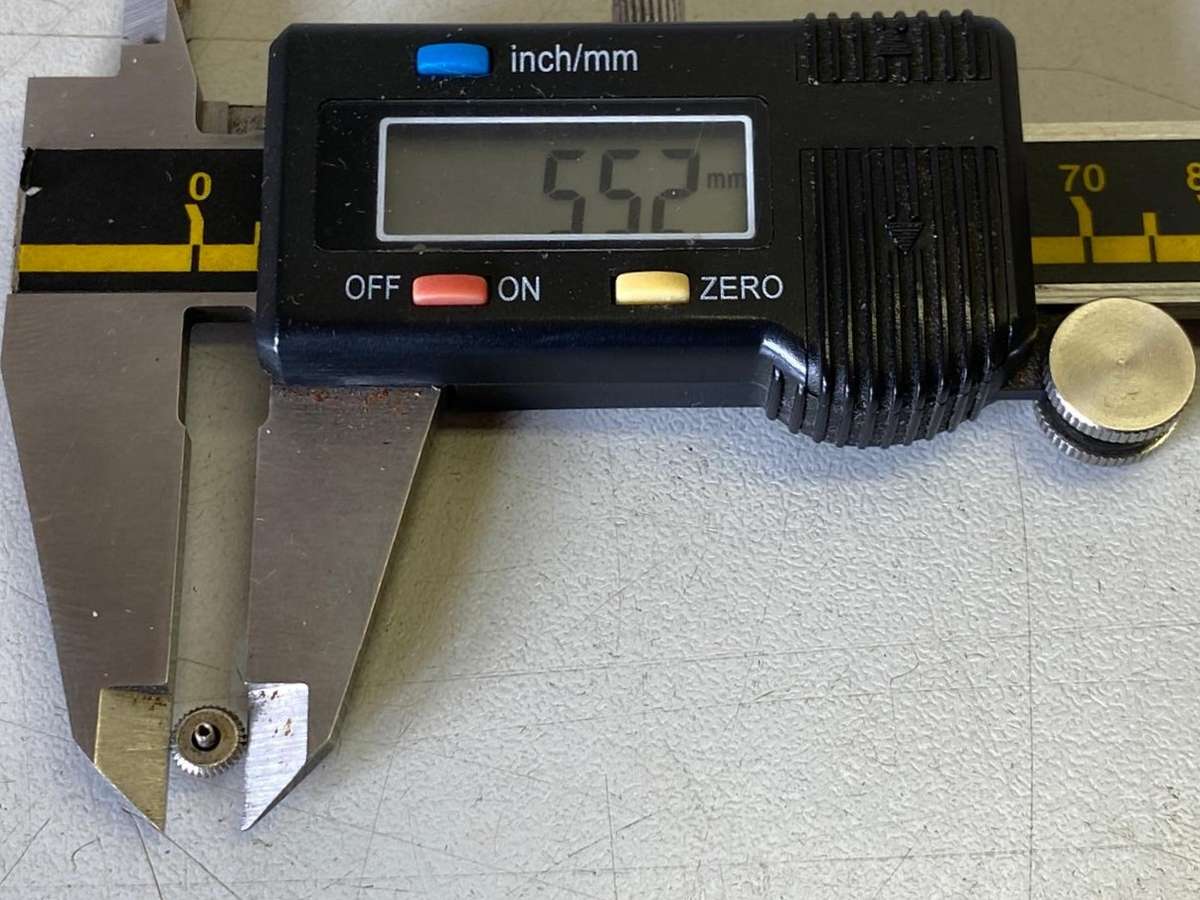 IWC -  stainless steel crown - 5.5 x 2.0mm