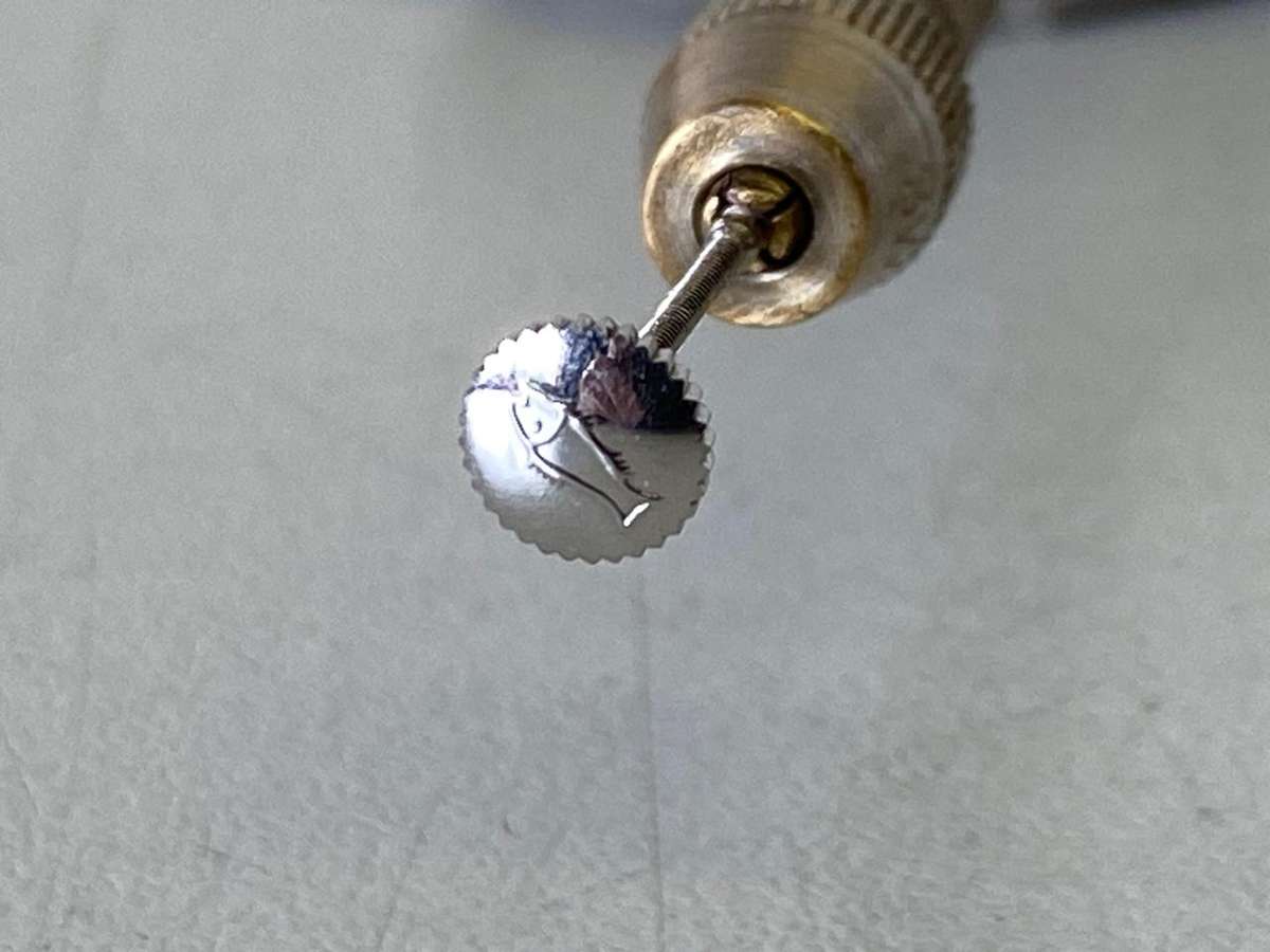 IWC -  stainless steel crown - 5.5 x 2.0mm