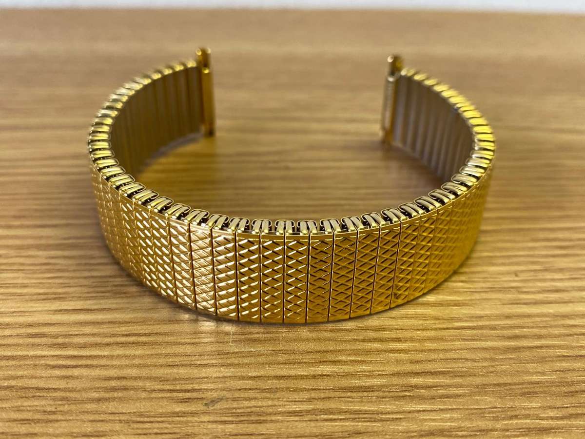 16/20mm expandable strap - gold color - extra long