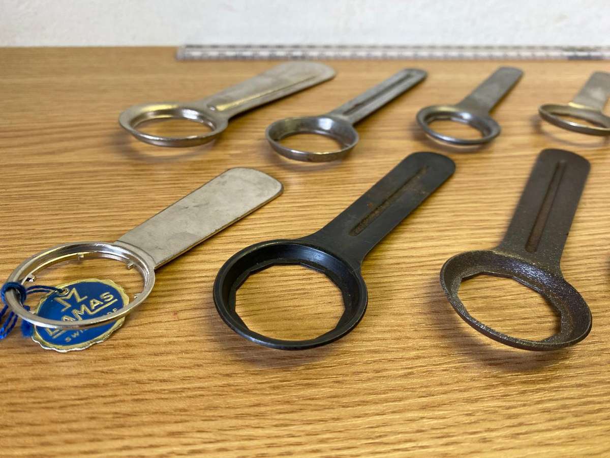 Watch case opening wrenches x 10