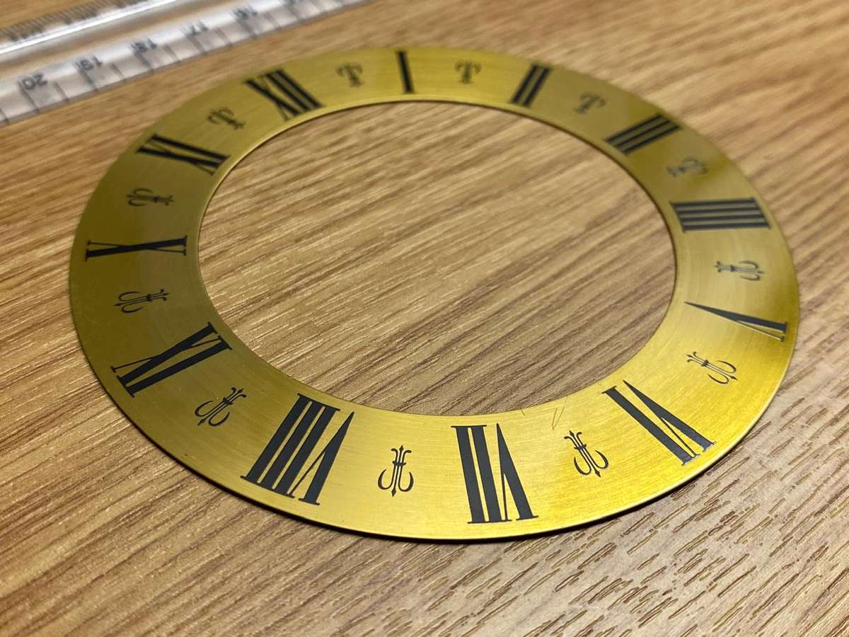 100mm open face clock dial